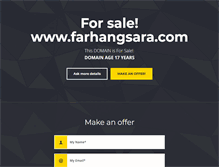 Tablet Screenshot of farhangsara.com